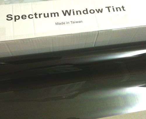 Car window tint single ply black 24&#034; x 100 feet roll 5%