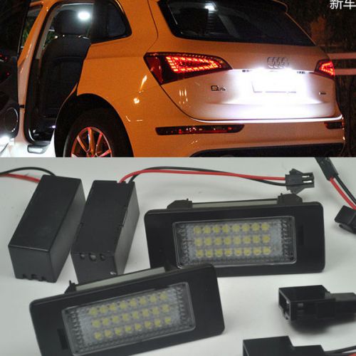 2x canbus led license plate light for nissan qashqai xtrail juke prime p12 emark