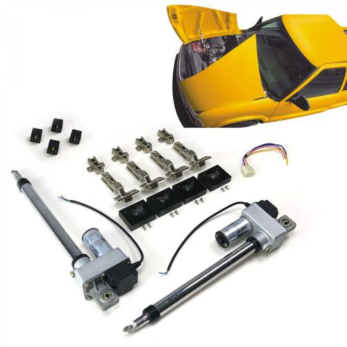 Automatic split hood kitsplit custom bracket hinge hardware kit reinforcement