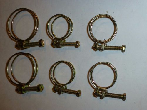 Datsun style clamps yellow plated like originals