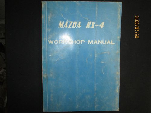 1973 mazda rx-4  service repair workshop manual  factory original oem
