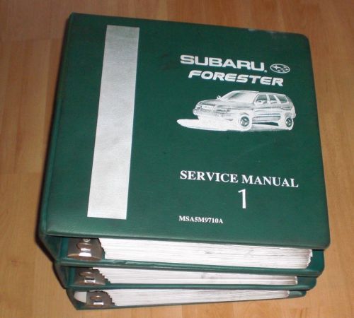1998 98 subaru forester shop service manual