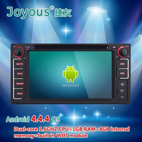 Android 4.4 universal car dvd player audio gps for toyota built in wifi 3g bt