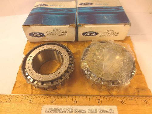 2 pcs 2 ford boxes 1973/1979 f100/500truck &#034;cone&#034; (front wheel bearing outer)