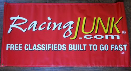 New 6&#039; x 3&#039; racing junk banner - man cave, sports bar, game room