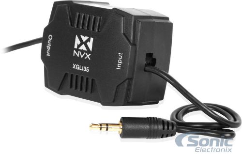 Nvx xgli35 ground loop isolator for 3.5mm/headphone aux connections