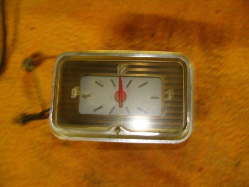 1941 mercury  glove box clock