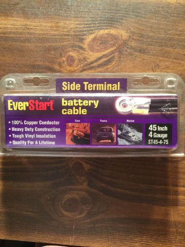 Ever start battery cable side terminal 45inch/4 gauge st45-4-7