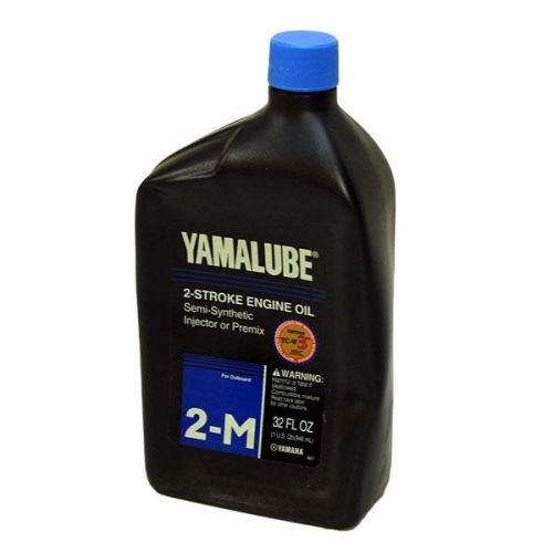 Yamaha yamalube acc-y2mtc-w3-12 2stroke 2m boat semi syntethic engine oil 1 qt