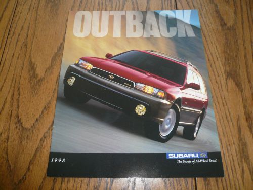 1998 subaru outback sales brochure