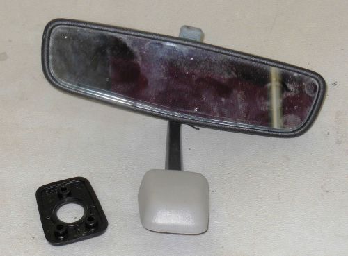 Honda civic wagon 88 89 90 91 rear view mirror oem w cover &amp; clip 76430-sh2-003