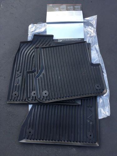 2012 to 2016 audi a7 genuine factory accessory oem front rubber floor mats