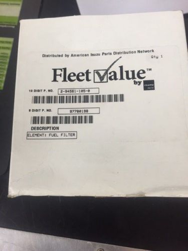 Fleet value isuzu filter  brand new 2-94561-105-0