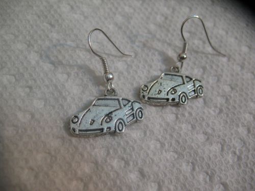 Porsche 911 930 earrings jewelry earrings silver color