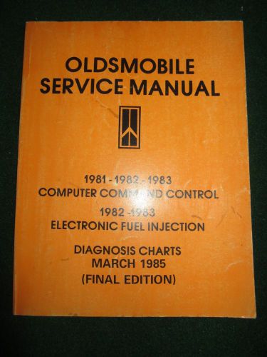 1981-1985 olds chassis service manual computer command control efi diagnosis ch