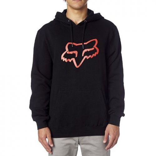 Fox racing legacy mens pullover hoodie black/red