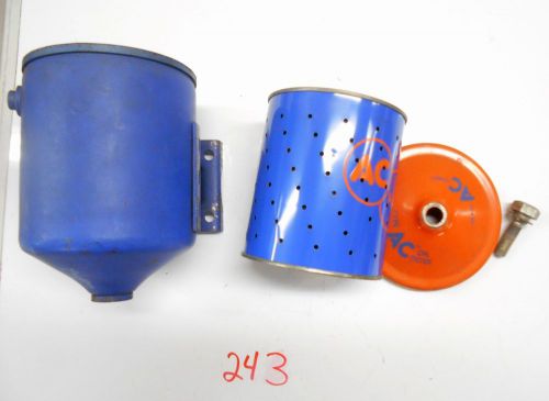 Nos s-6 ac oil filter housing p-115 filter fits 1949-1962 chevrolet 6 cylinder