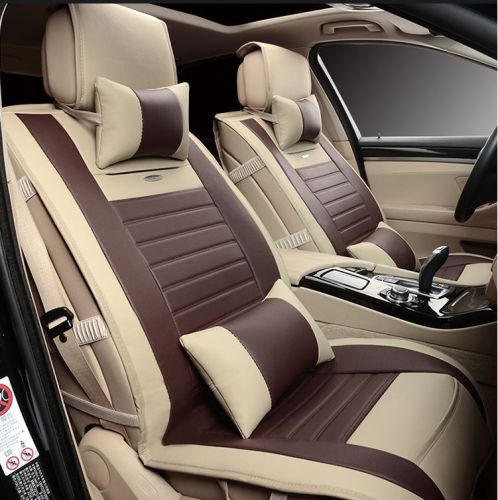 New luxury luxury soft pu leather car seat cushion 14pcs / set for all car