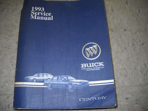 1993 gm buick century service repair shop workshop manual oem 93 factory