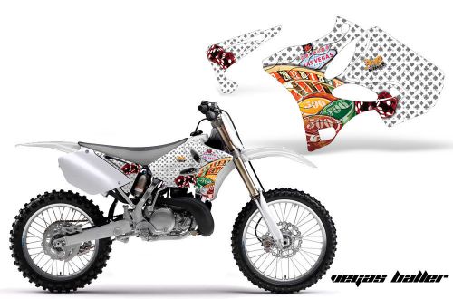 Amr racing yamaha yz 125/250 shroud graphic kit bike sticker decal 02-14 vegas w