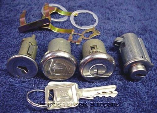 New door ignition &amp; glove locks &amp; gm keys chevy chevrolet pickup truck 67 - 72