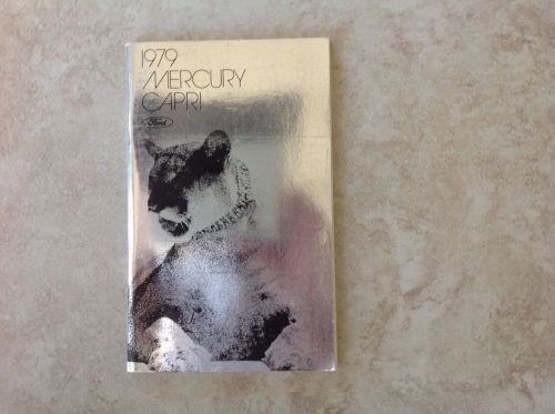 1979 mercury capri owners manual
