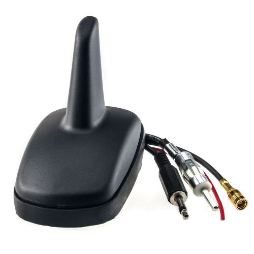 Active antenna for radio sharkfin + navi + dtt with din + smb gps + 3.5mm
