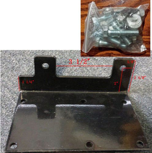 Plate+screws/nuts ## generic atv winch mounting plate $$