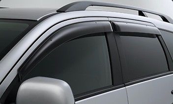 2010-2012 genuine mitsubishi outlander side window deflectors mz562880ex