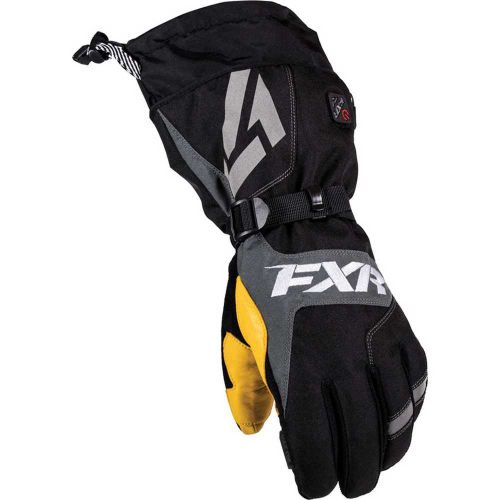 New fxr-snow heated recon adult insulated/waterproof gloves, black, 3xl/xxxl