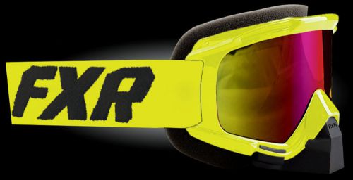 Fxr mission snowmobile ski  goggles  - hi vis-  one size - new in package