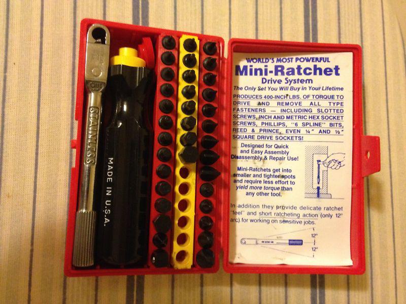 Super delux mini ratchet tool set