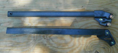1998-2002  subaru forester lh front  door window channels   -  used