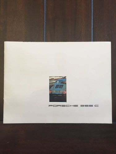 Porsche 356 c deluxe brochure
