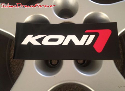 Koni high performance shock absorbers decal ford saleen mustang gt shelby gt350