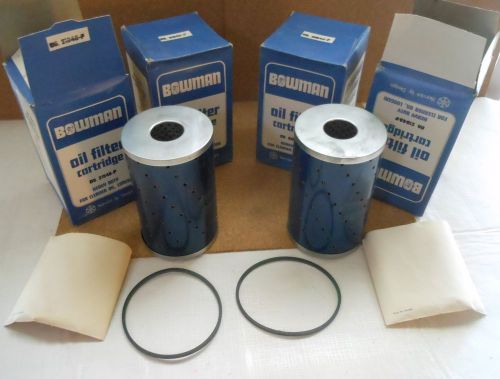 4 nos oil filter cartridges/bowman#21040-p/#5574540/1958-69 chevy/both 6 &amp; 8 cyl
