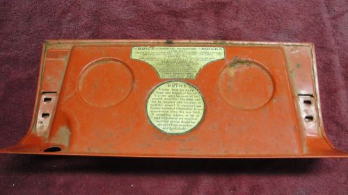 1959 buick glove compartment door with original decals