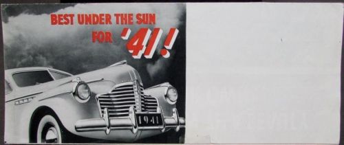 1941 buick fireball mailer models special super century roadmaster limited