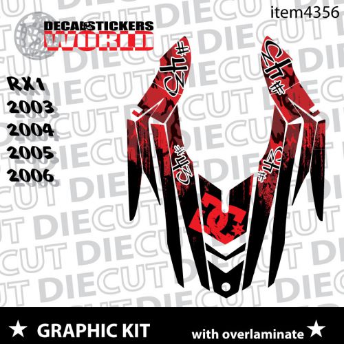 *new* snowmobile sled rx1 rx-1 03 to 06  wrap graphic decal sticker kit 4356