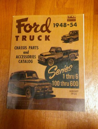 1948-1955  ford truck chassis parts and accessories catalog series 1 thru 6