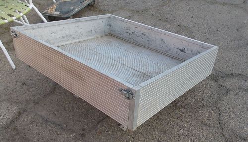 Golf car box utility bed tool carrier fits 2001 club car cart &amp; probably others