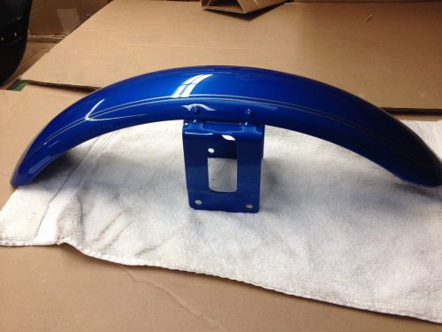 Harley-davidson pacific blue front fender for xl1200c sportster 58998-07chc