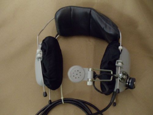 Joyce jthm-57(115) 6&#039; cord 415 vintage aviation headset microphone