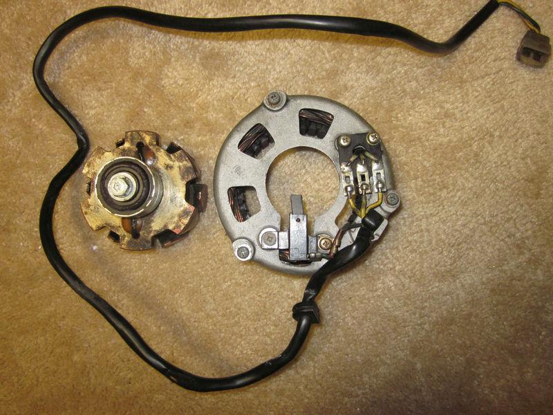 Alternator and rotor matched set for suzuki gt750 gt 750 generator