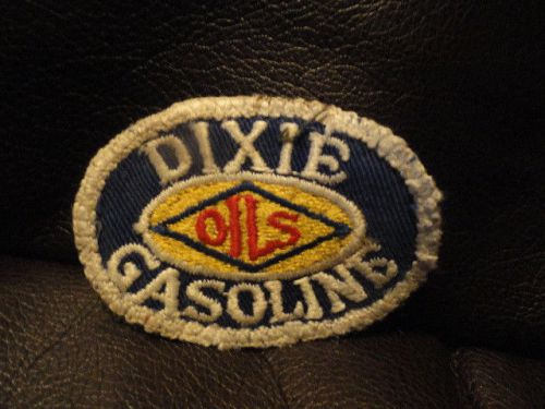 Dixie oils gasoline patch - vintage - gas - oil - new - original