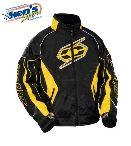 Castle x men&#039;s yellow switch-12 winter snowmobile jacket 72-803_