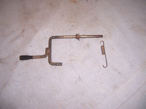 1985 honda atc125m atc 125m seat latch lever assembly and spring / free shpping