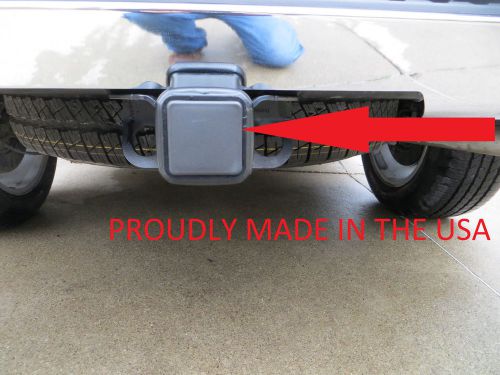 #1 car wash proof guaranteed size 2 inch black trailer hitch receiver cover plug