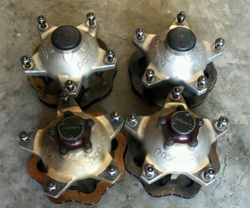 Wilwood starlite alum wide 5 hubs &amp; scalloped rotors dirt late model imca race c