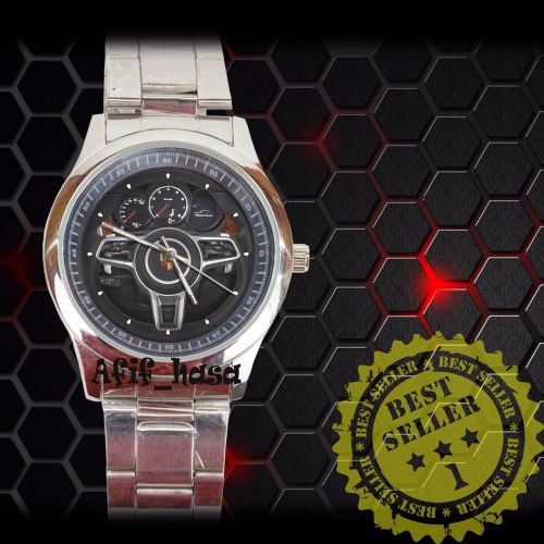 2016 porsche macan awd 4 door turbo steering wheel sport metal watch rare new